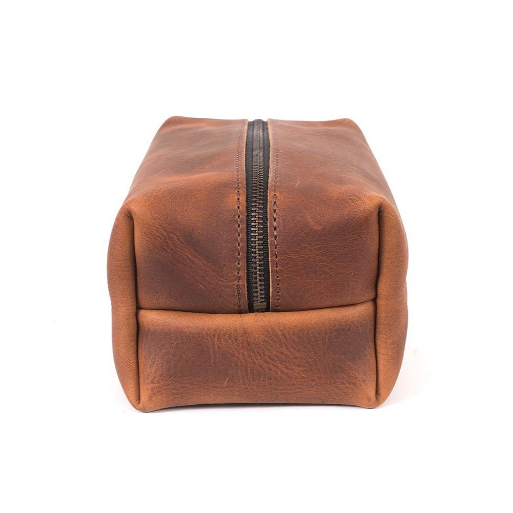 LEATHER SHAVE KIT | LEATHER TOILETRY BAG | LEATHER DOPP KIT