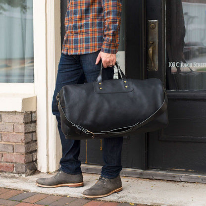 EXPEDITION LEATHER DUFFLE BAG