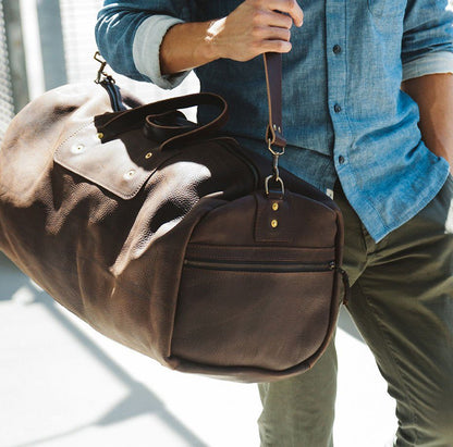 EXPEDITION LEATHER DUFFLE BAG