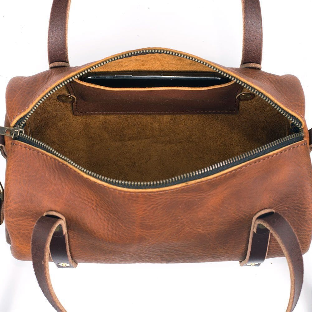 JANE LEATHER CROSSBODY - RAVEN