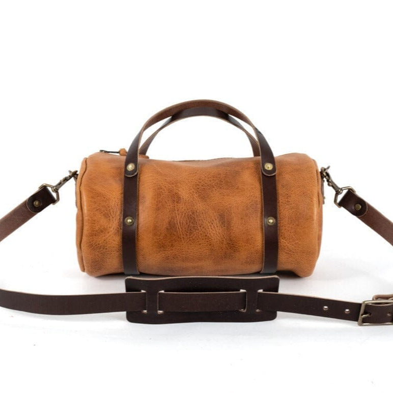 JANE LEATHER CROSSBODY - PEANUT BISON