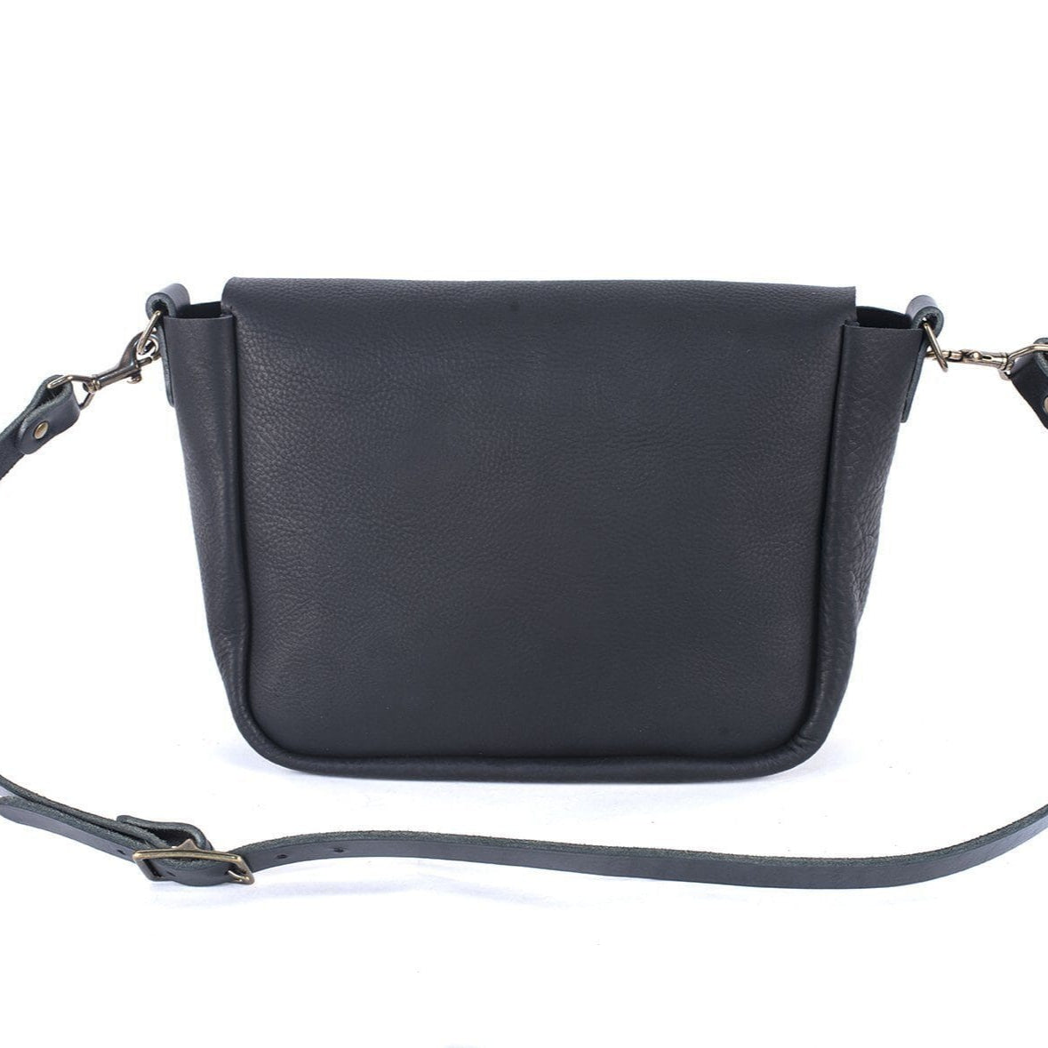 KINDLE LEATHER SATCHEL - BLACK