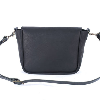 KINDLE LEATHER SATCHEL - BLACK
