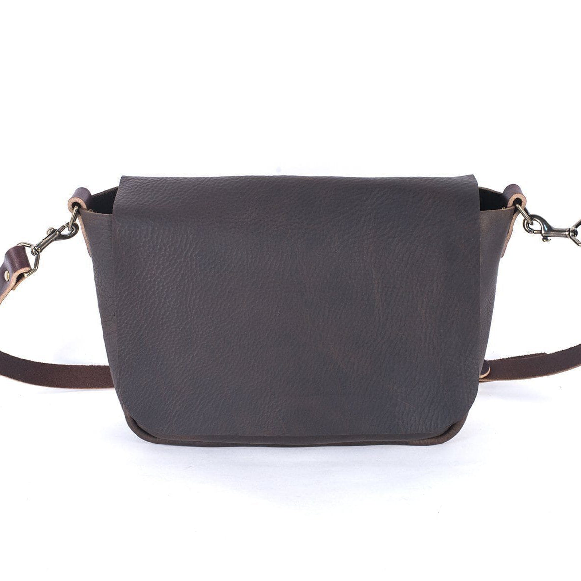KINDLE LEATHER SATCHEL - MOCHA