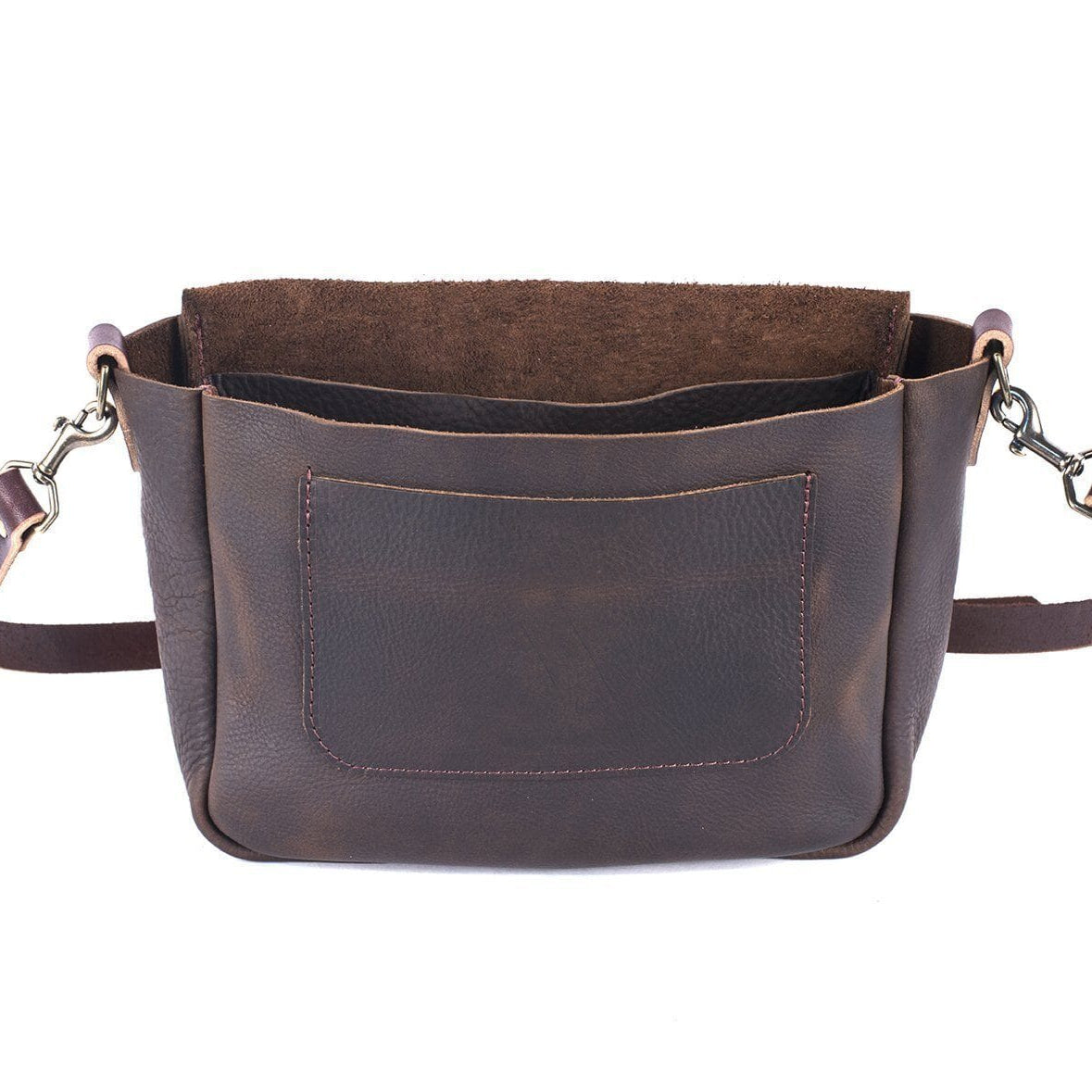 KINDLE LEATHER SATCHEL - MOCHA