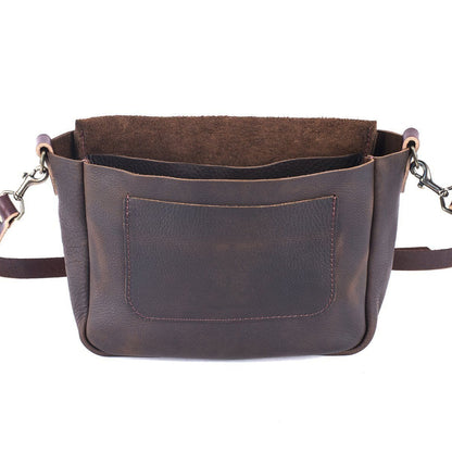 KINDLE LEATHER SATCHEL - MOCHA