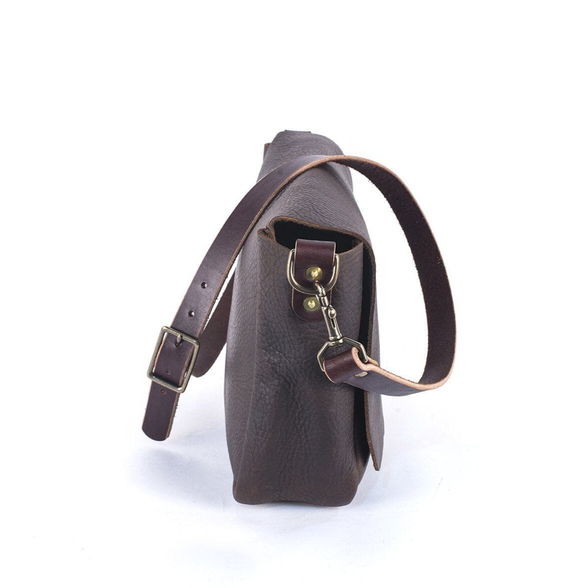 KINDLE LEATHER SATCHEL - MOCHA