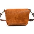 KINDLE LEATHER SATCHEL - PEANUT BISON