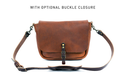 KINDLE LEATHER SATCHEL - GRASS GREEN