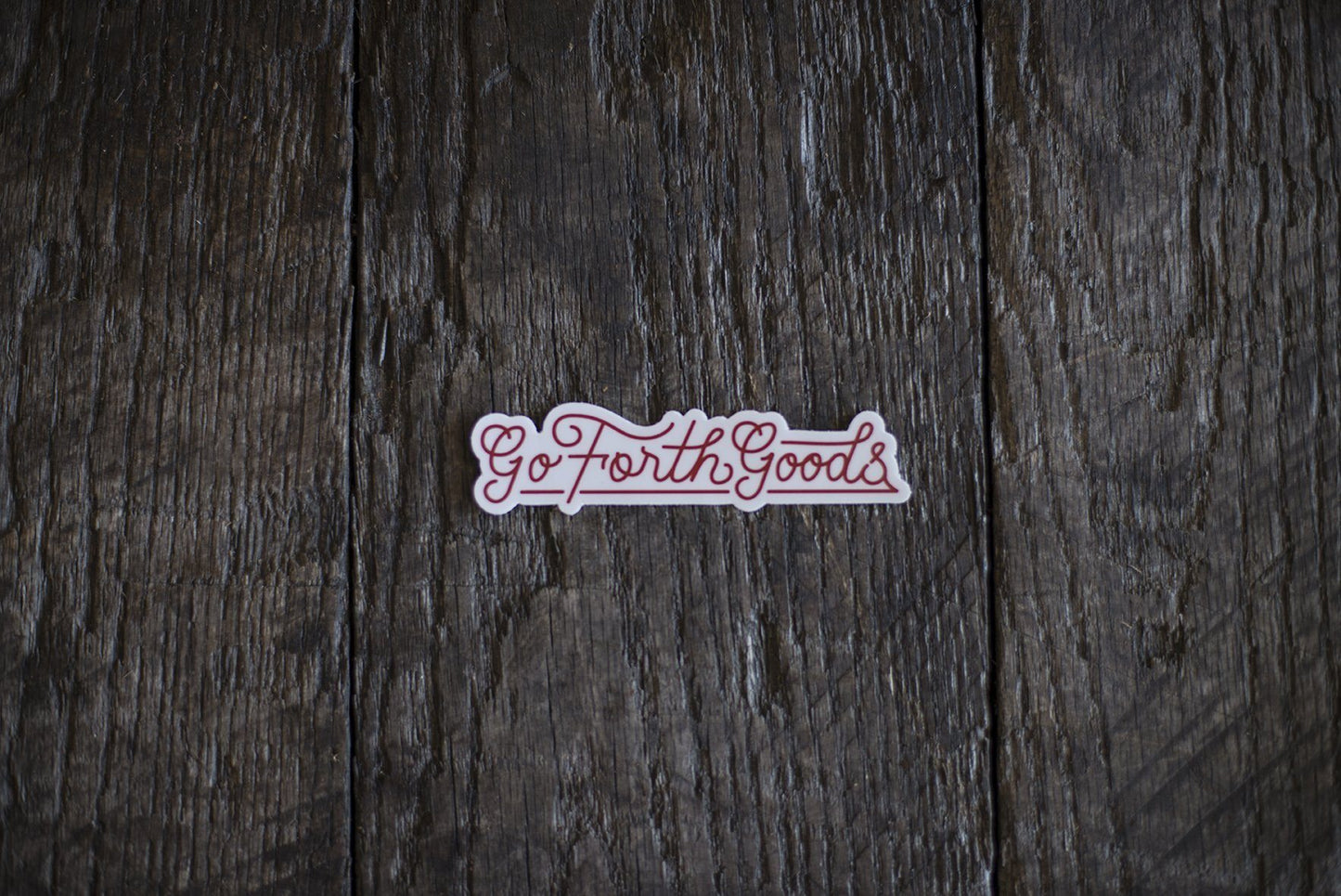 SCRIPT LOGO STICKER