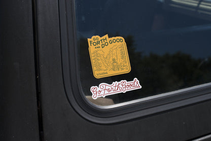 SCRIPT LOGO STICKER