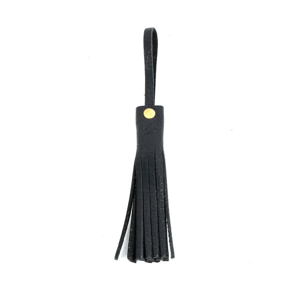 LEATHER TASSEL BAG CHARM