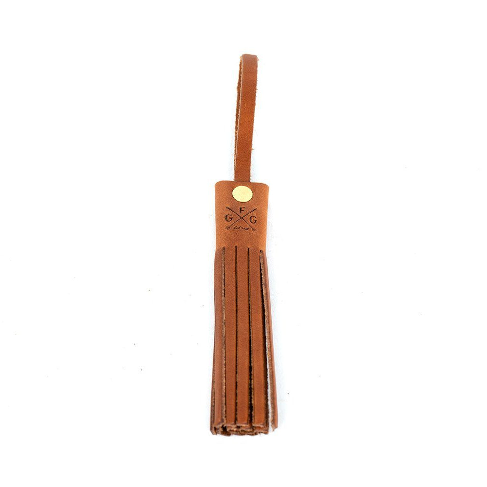 LEATHER TASSEL BAG CHARM