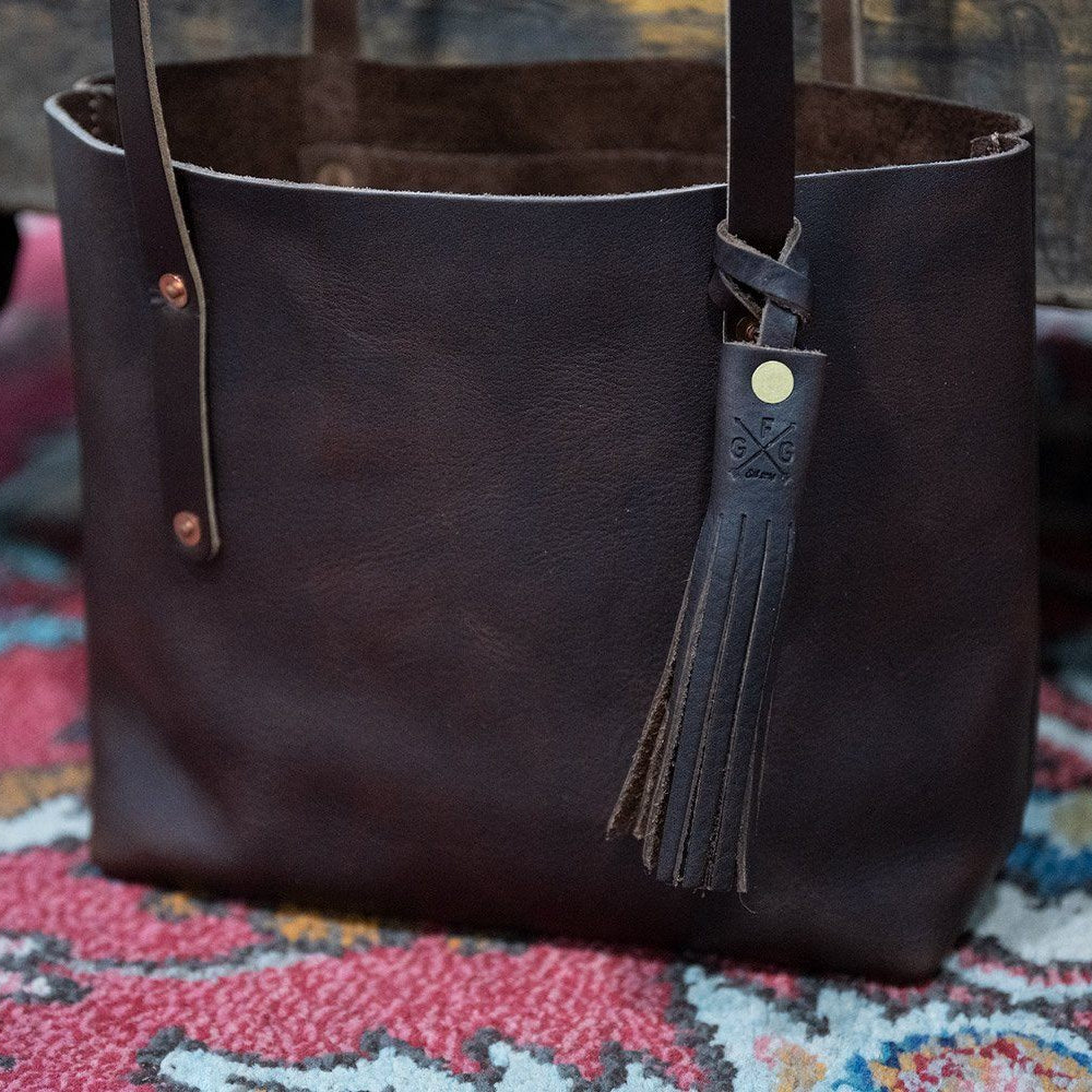 LEATHER TASSEL BAG CHARM