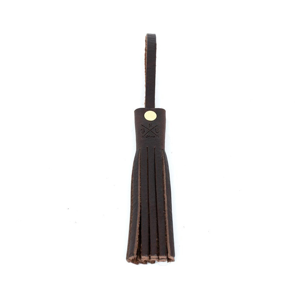 LEATHER TASSEL BAG CHARM