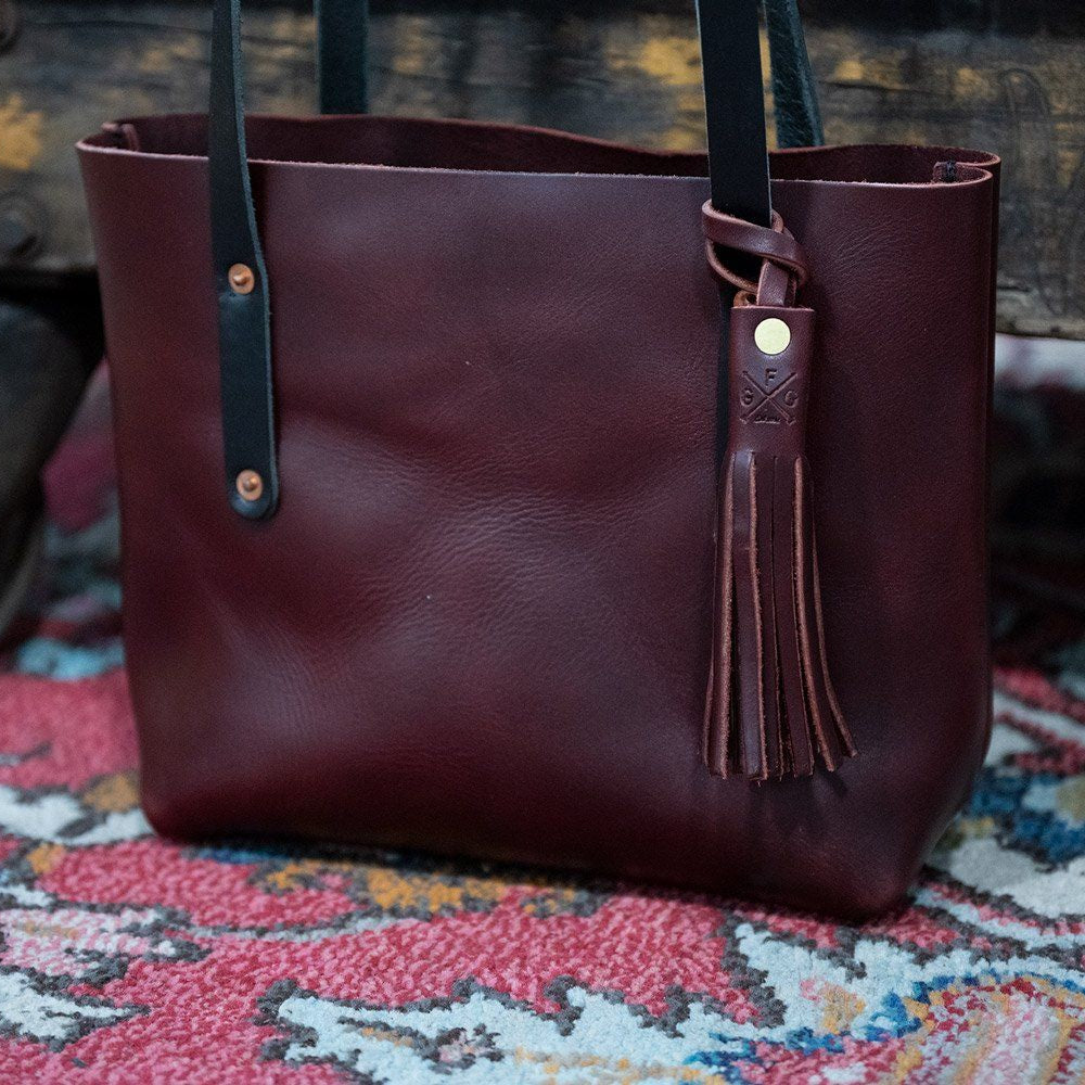 LEATHER TASSEL BAG CHARM