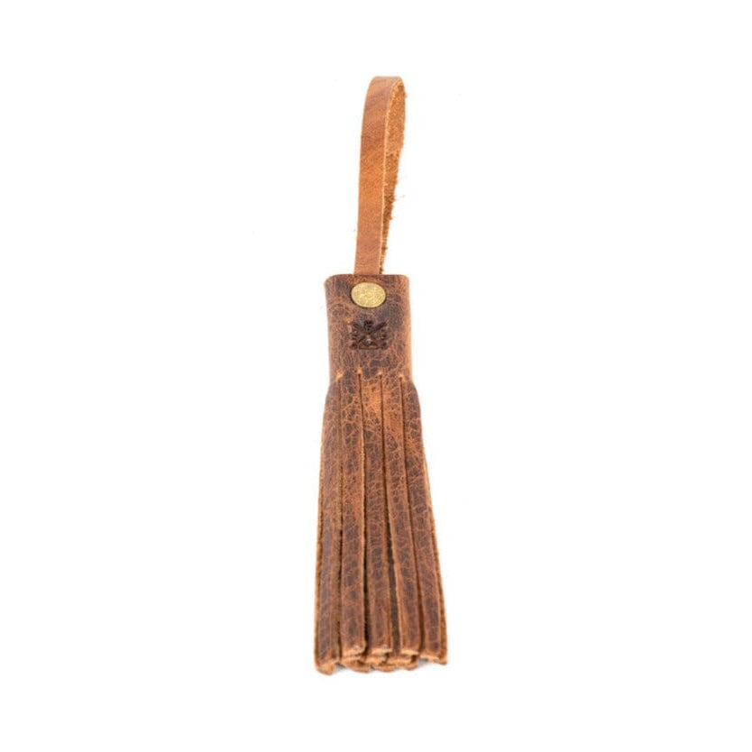 LEATHER TASSEL BAG CHARM