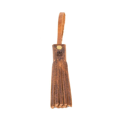 LEATHER TASSEL BAG CHARM