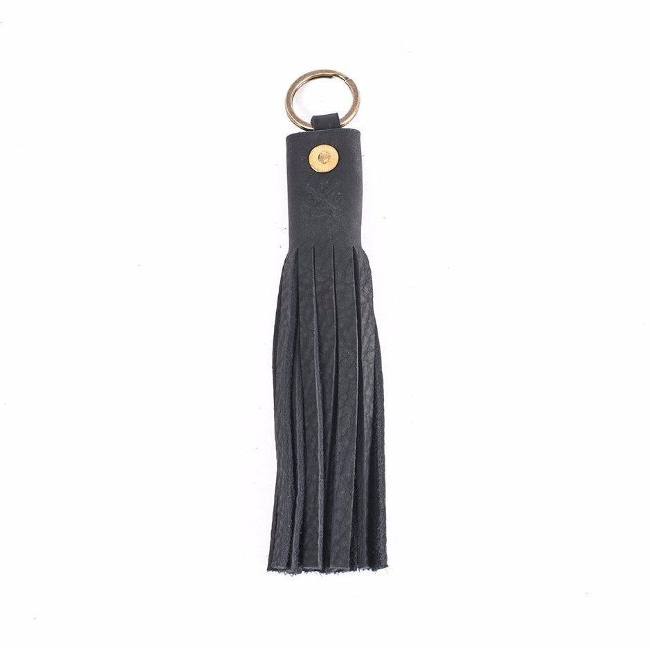 LEATHER TASSEL KEY CHAIN