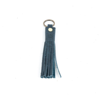 LEATHER TASSEL KEY CHAIN