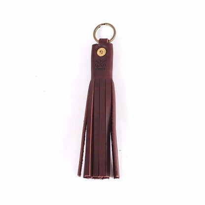 LEATHER TASSEL KEY CHAIN