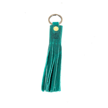 LEATHER TASSEL KEY CHAIN