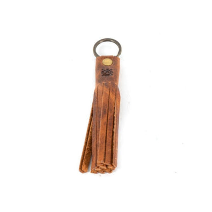 LEATHER TASSEL KEY CHAIN