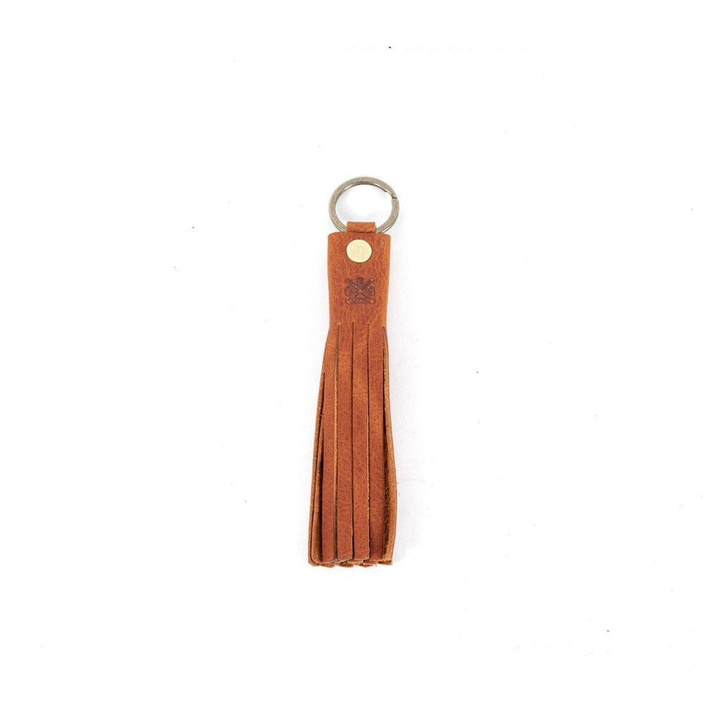 LEATHER TASSEL KEY CHAIN
