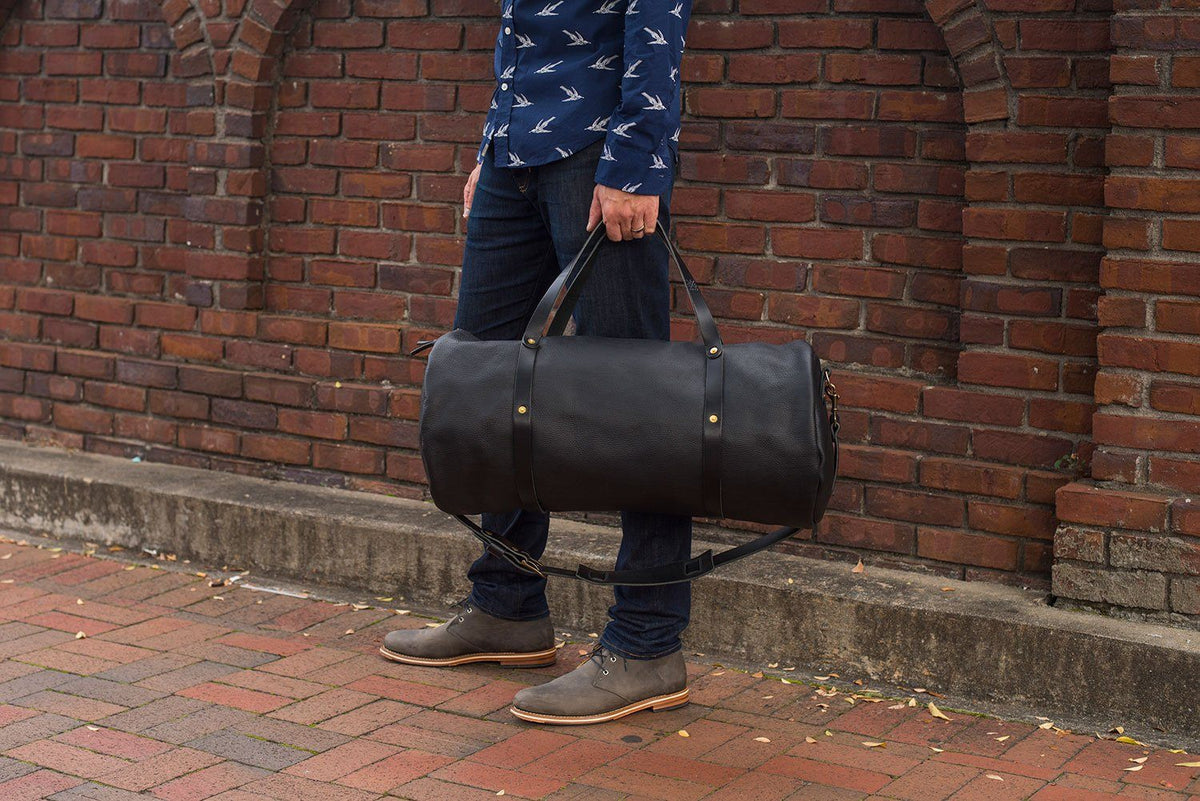 WILLIAM LEATHER DUFFLE BAG - IN STOCK