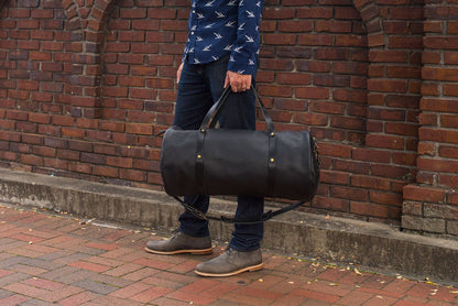 WILLIAM LEATHER DUFFLE BAG - IN STOCK