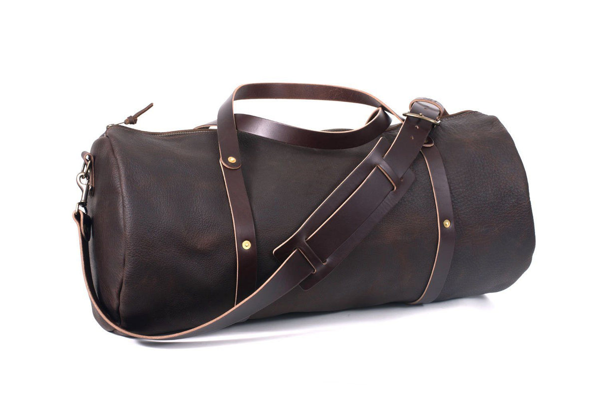 WILLIAM LEATHER DUFFLE BAG - IN STOCK