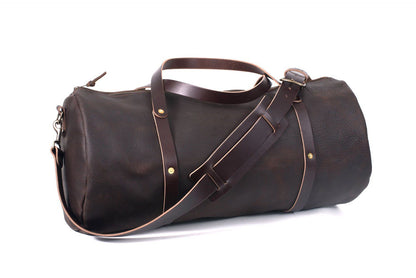 WILLIAM LEATHER DUFFLE BAG - IN STOCK
