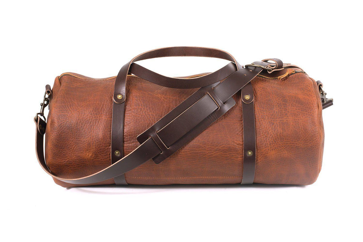 WILLIAM LEATHER DUFFLE BAG - IN STOCK